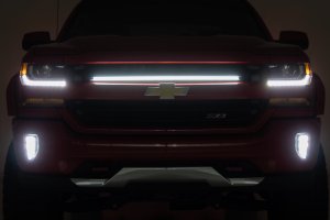 Chevrolet Silverado 1500 LED Light Kit - Grille Mount - Rough Country - 30 Inch DRL - '16-'18
